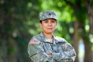 Image of a female Servicemember