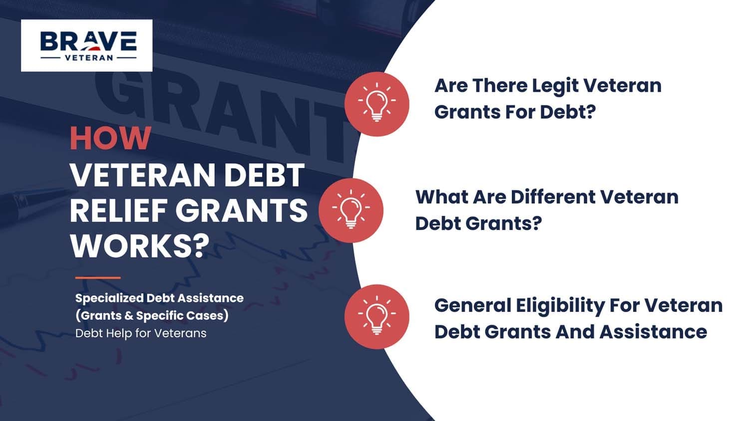 How Veteran Debt Relief Grants Work